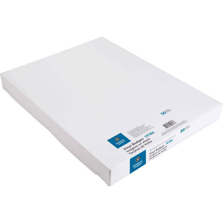 Image of Business Source Name Badge Kit,Top-Loading,w/Clip,3"x4",50/BX,Clear