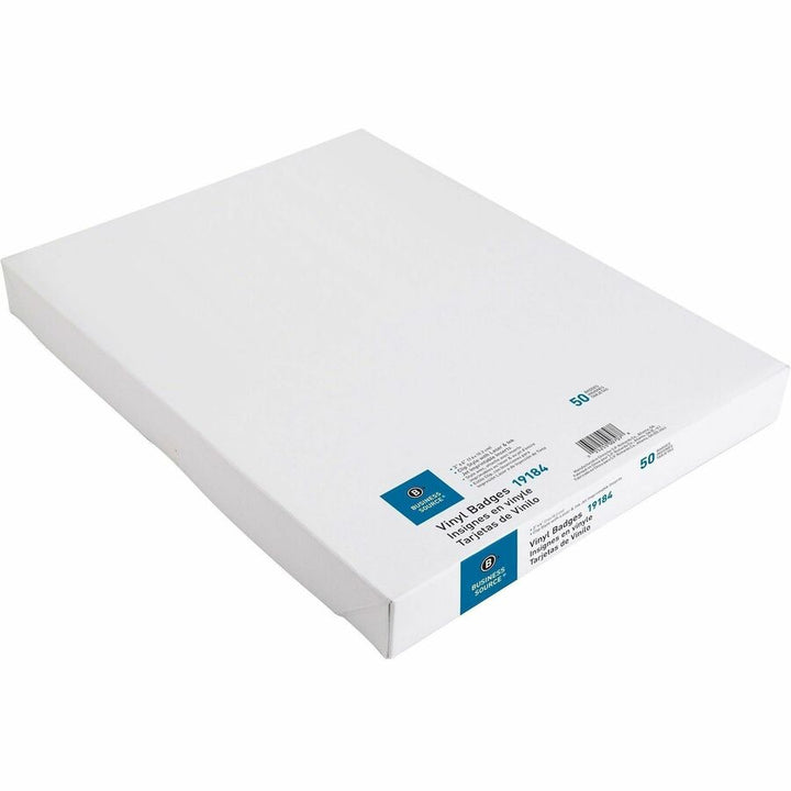 Image of Business Source Name Badge Kit,Top-Loading,w/Clip,3"x4,50/BX,5BX/BD,CL