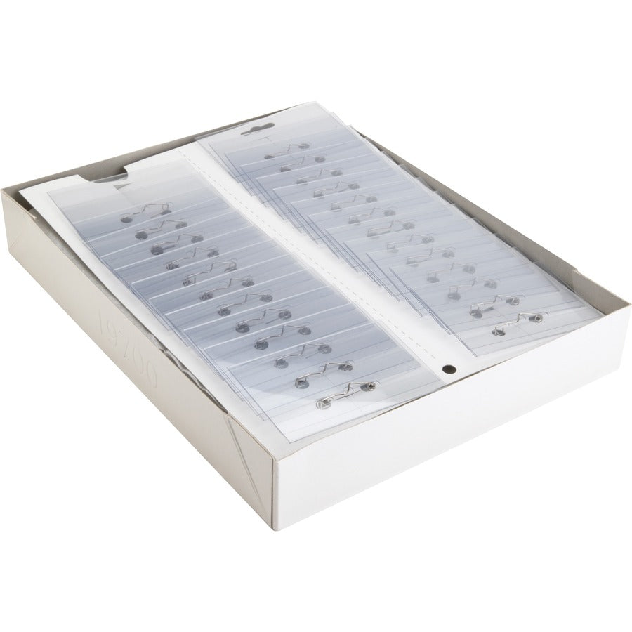 Image of Business Source NameBadgeKit,w/Inserts,SideL,2-1/4"x3-1/2",100/BX,5/BX/BD,CL