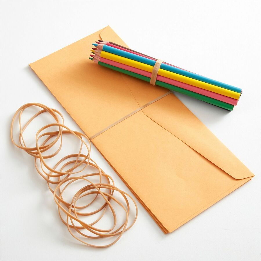 Image of Business Source Rubber Bands,1/4 lb,Size 33,3-1/2"x1/8",Approx. 212/PK,NL
