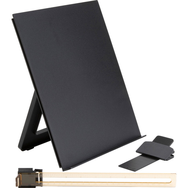 Image of Business Source Document Holder,Easel,Adj Clip,10-7/8"x1-5/8"x13-3/4",BK