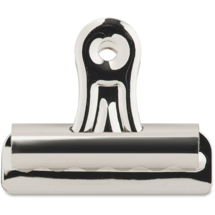 Image of Business Source Bulldog Clips, 11/32" Cap, Size 2, 2-1/4"W, 36/BX, Silver