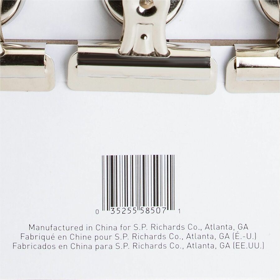 Image of Business Source MagneticClips,DisplayPK,Sz 2,2-1/4"W,1/2"Cap,12/BX,6BX/BD,SR