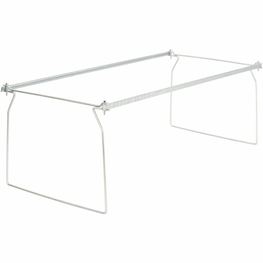 Image of Business Source Hanging File Folder Frames, Letter, Stainless Steel