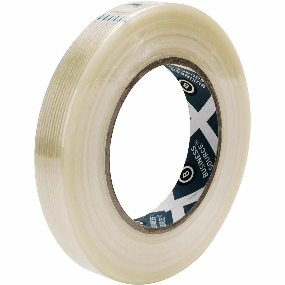 Image of Business Source Filament Tape, 180 lb Tensile, 3" Core, 3/4"x60 Yards