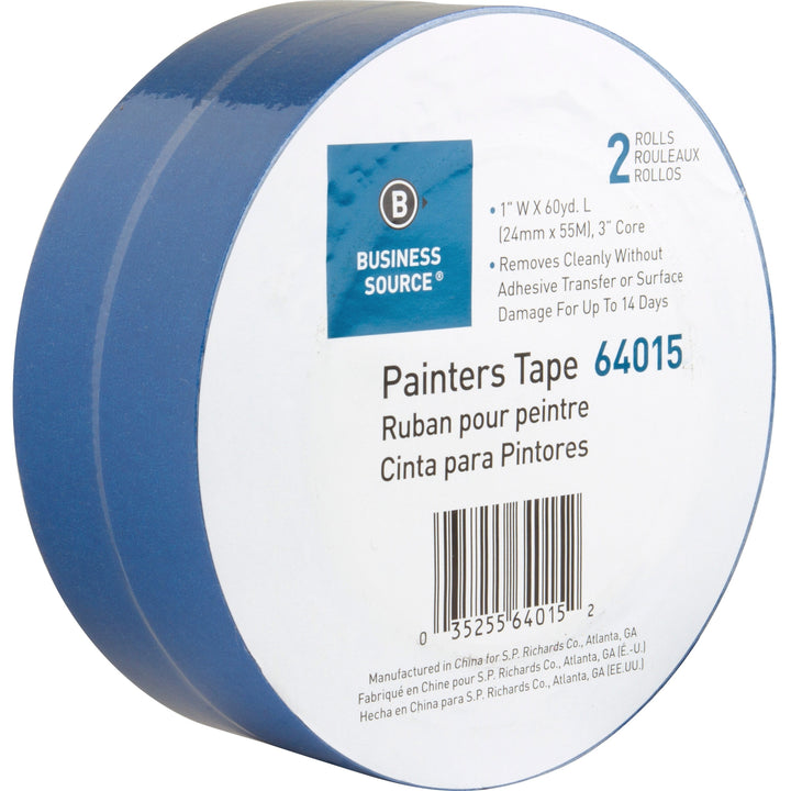 Image of Business Source Painters Tape, Multisurface, 1"x60 Yards, 2 Roll/PK, BE