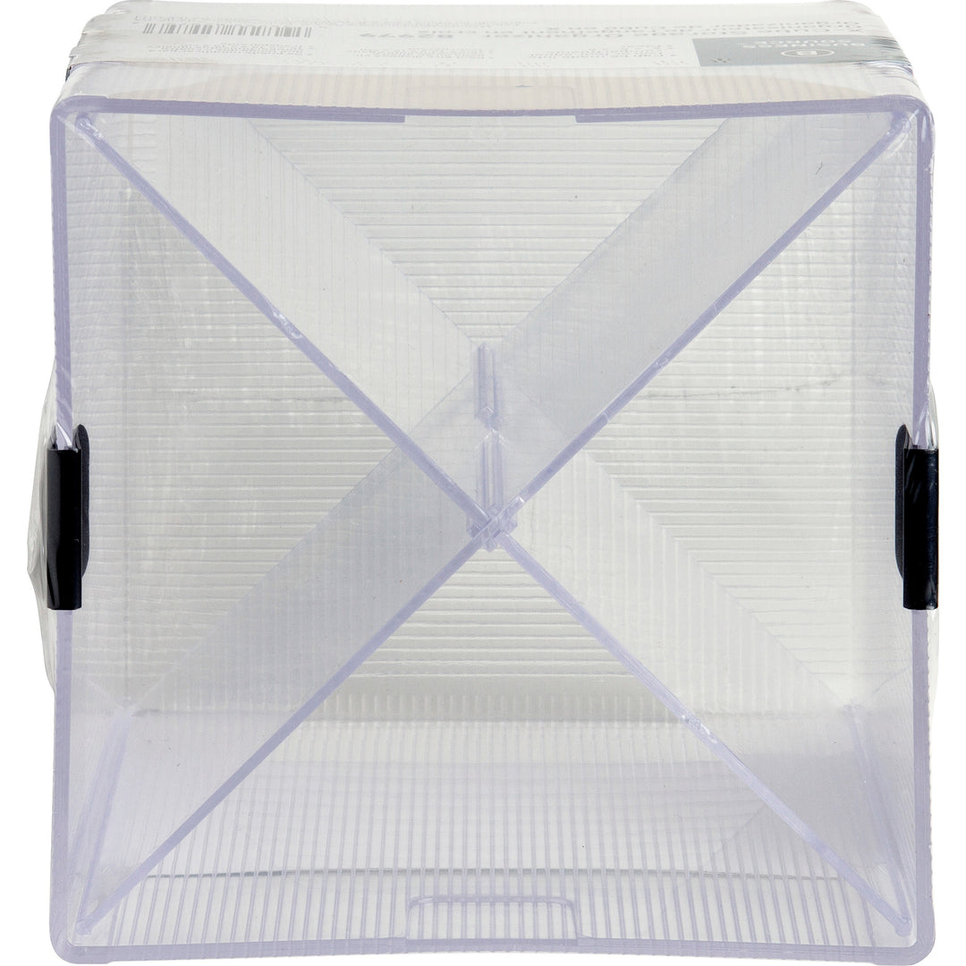 Image of Business Source Storage Organizer, X-Cube, 6"x6"x6", Clear
