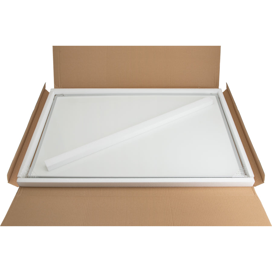 Image of Lorell Dry-erase Board, Aluminum Frame, 24"x18", White