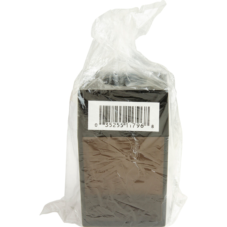 Image of Business Source Dispenser f/Paper Clips, Magnetic, 2"x3", Smoke/Black