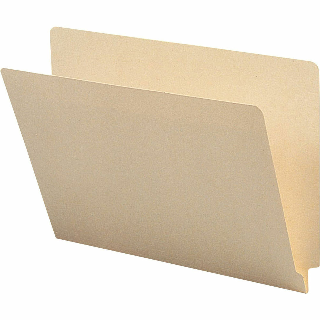 Image of Business Source End Tab Folders,Straight Tab,Letter,9-1/2"Front,100/BX,MLA