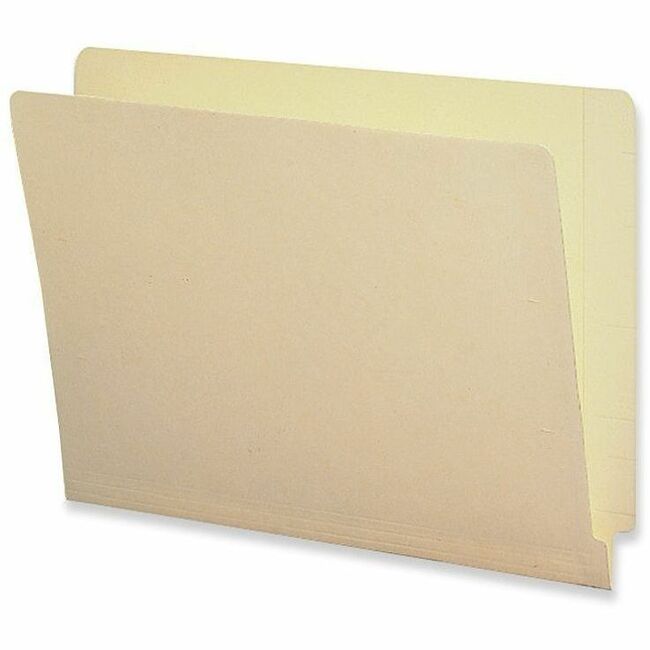 Image of Business Source Folders,2-Ply Straight End Tab,Ltr,9-1/2"Front,100/BX,MLA