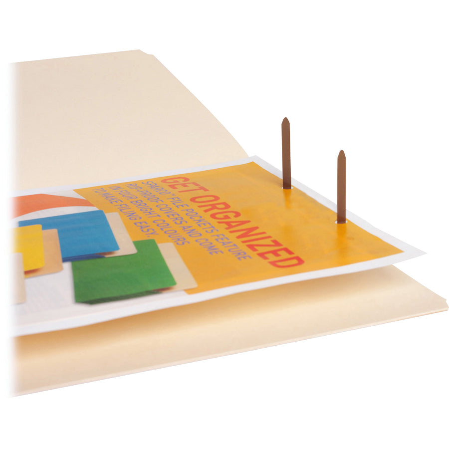 Image of Business Source 17262 Manila Fastener Folders