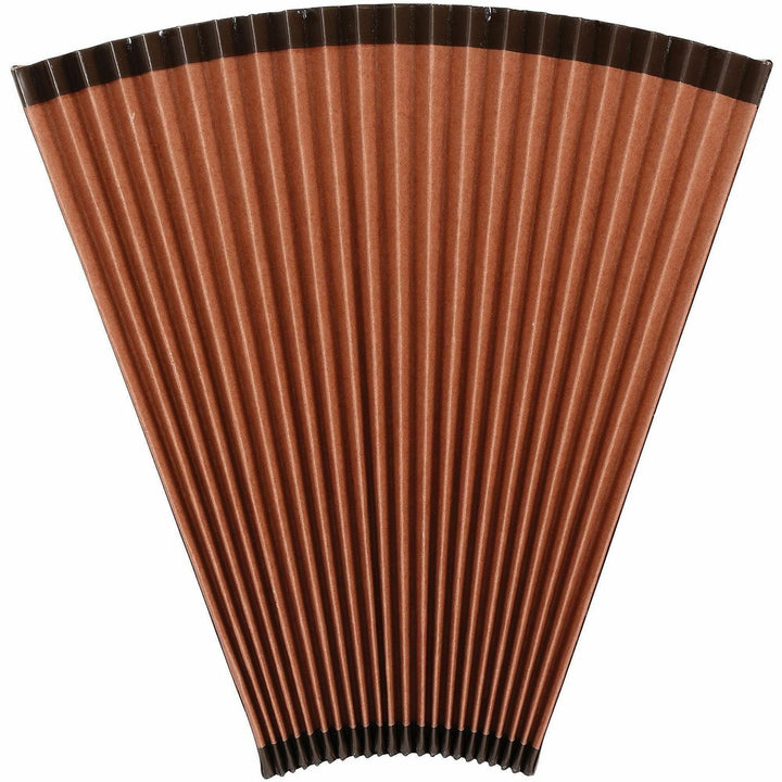 Image of Business Source Accordion File,No Flap,21 Pockets,A-Z,Letter,12"x10",Brown