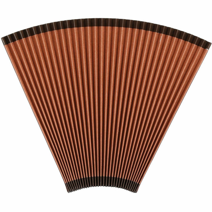 Image of Business Source Accordion File,No Flap,31 Pockets,1-31,Letter,12"x10",Brown