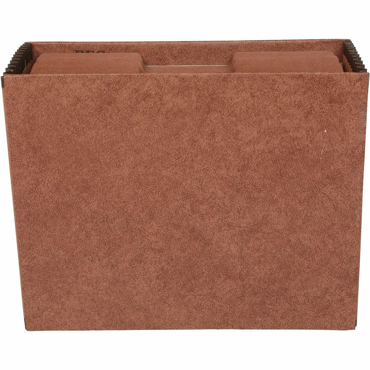 Image of Business Source Accordion File,No Flap,12 Pockets,Jan-Dec,Letter,12"x10",BN