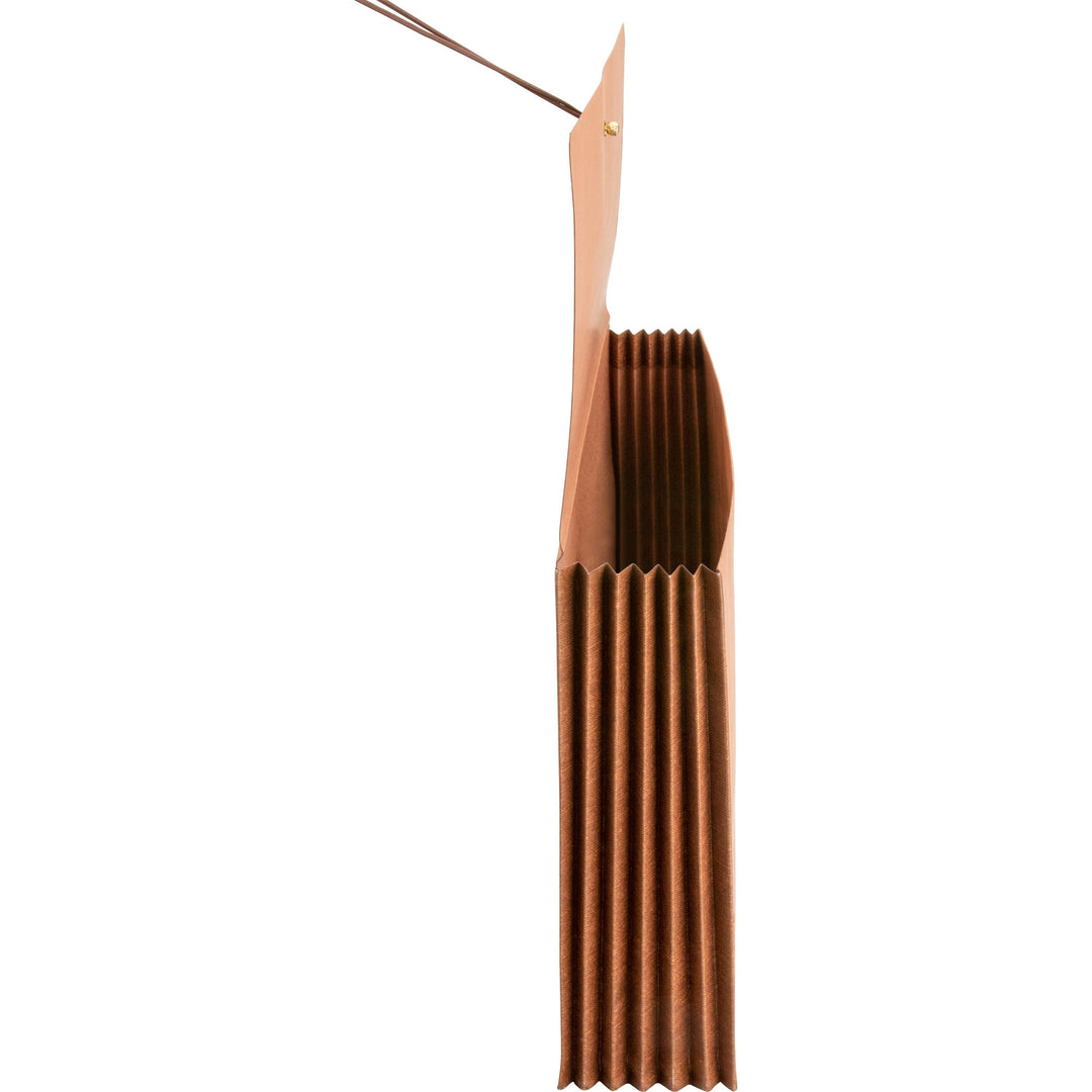 Image of Business Source Accordion Wallet, Letter, 5-1/4" Exp, 12-3/8"x10", Brown