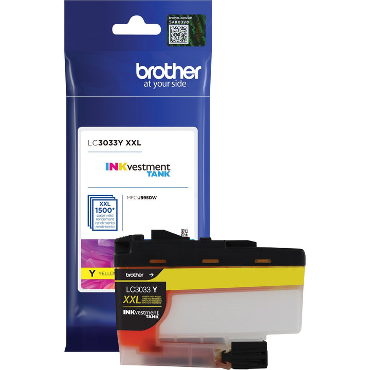 Image of Brother INKvestment LC3033Y Ink Cartridge, 1500 Pages, 1 Each