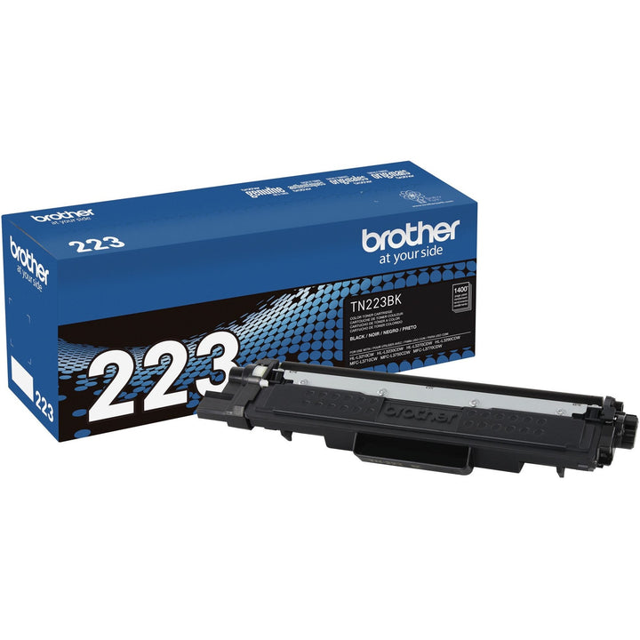 Image of Brother Genuine TN-223BK Standard Yield Black Toner Cartridge, 1400 Pages, 1 Each