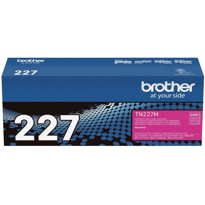 Image of Brother Genuine TN-227M High Yield Magenta Toner Cartridge, 2300 Pages, 1 Each