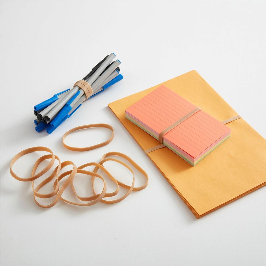 Image of Business Source Rubber Bands,1/4 lb,Size 64,3-1/2"x1/4",Approx106/PK,NL