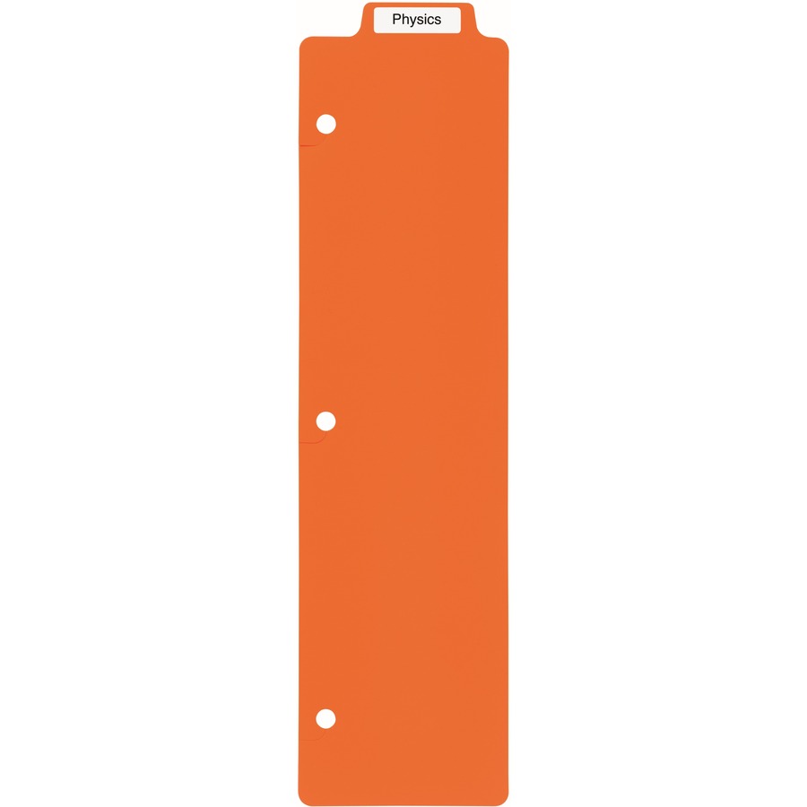 Image of Avery® Tabbed Snap-In Bookmark Plastic Dividers, 5-Tab, 11.5 X 3, Assorted, 1 Set
