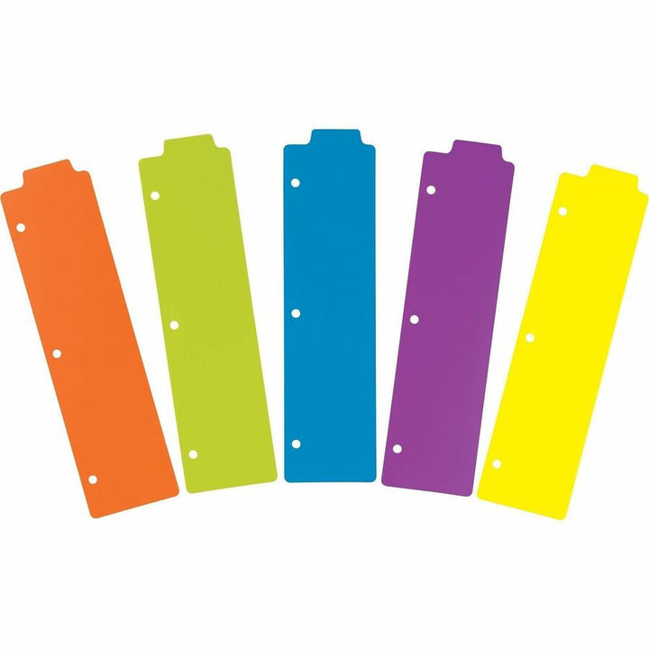 Image of Avery® Tabbed Snap-In Bookmark Plastic Dividers, 5-Tab, 11.5 X 3, Assorted, 1 Set