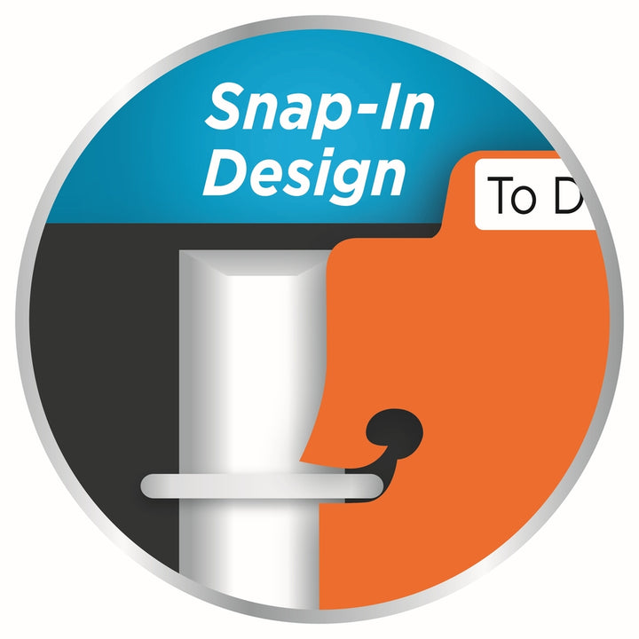 Image of Avery® Tabbed Snap-In Bookmark Plastic Dividers, 5-Tab, 11.5 X 3, Assorted, 1 Set