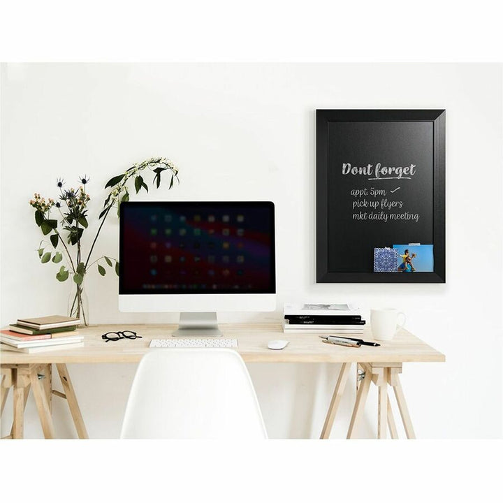 Image of MasterVision PM14151620 Kamashi Chalkboard, 48" (4 ft) Width x 36" (3 ft) Height, Black Surface, Horizontal/Vertical, 1 Each