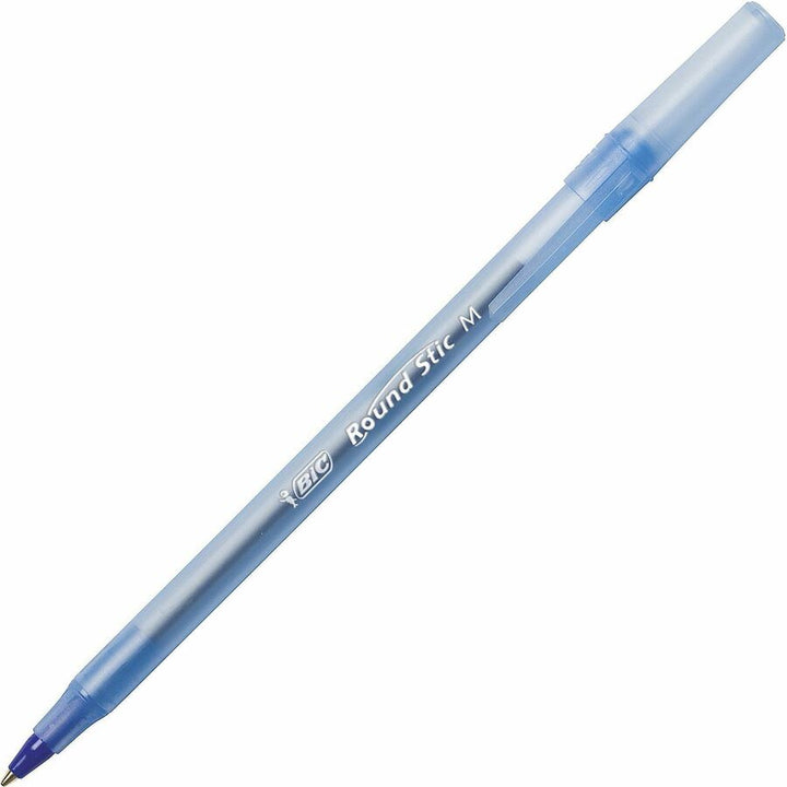 Image of BIC® BallpointPens,Stick,MedPnt,12/BX,6BX/BD,Frost Barrel/BEInk