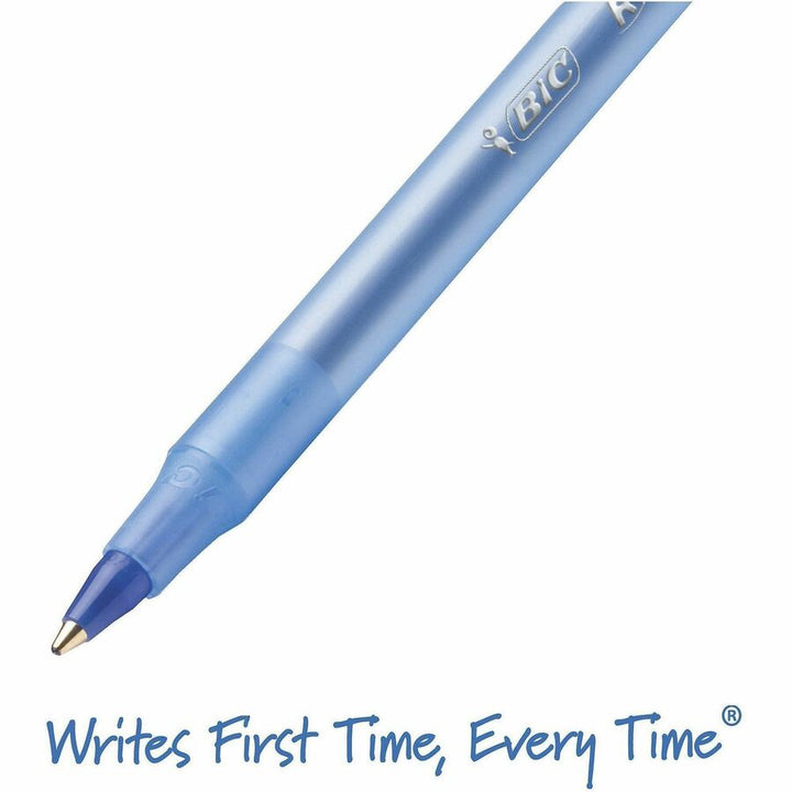 Image of BIC® BallpointPens,Stick,MedPnt,12/BX,6BX/BD,Frost Barrel/BEInk