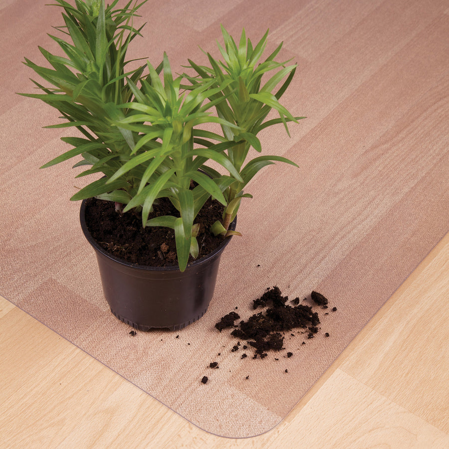 Image of Floortex® Chair Mat, f/ Hard Floor, 48"Wx60"L, Clear