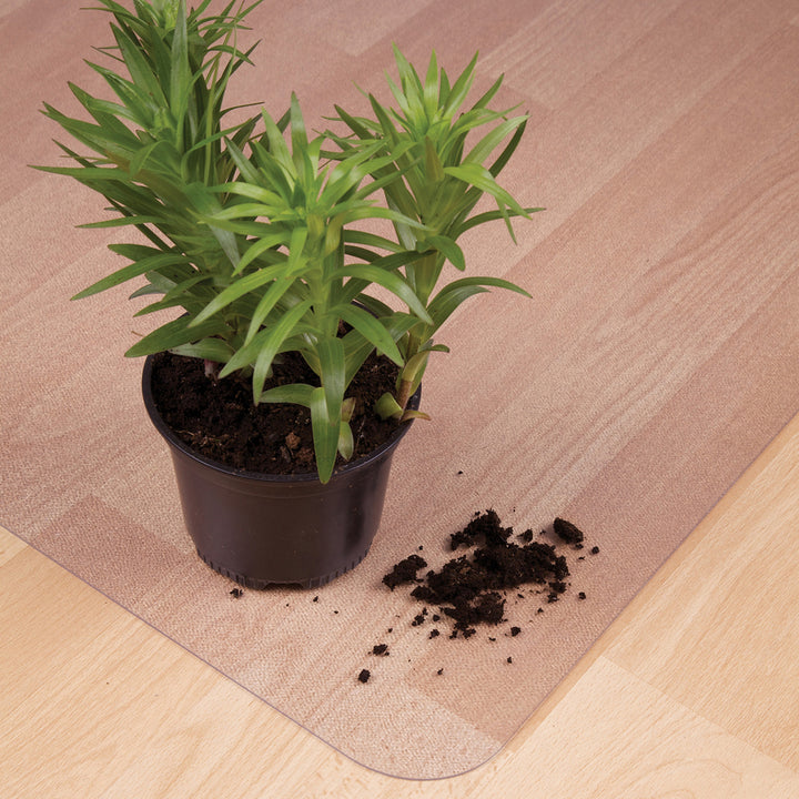 Image of Floortex® Chair Mat, f/ Hard Floor, 48"Wx60"L, Clear