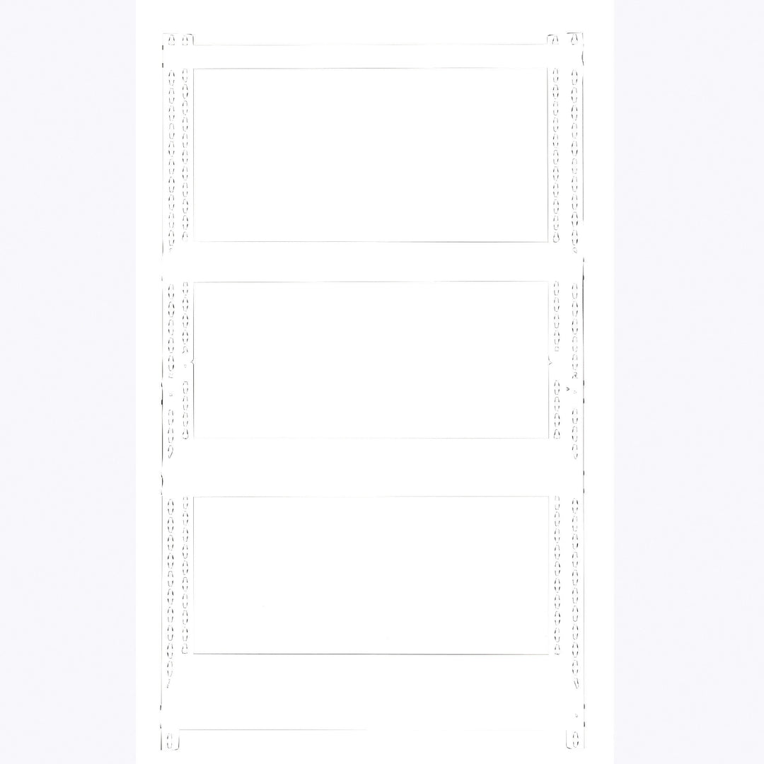 Image of Lorell Shelving, 4-Shelf, Steel, 2300 lb Cap, 36"x18"x60", Black