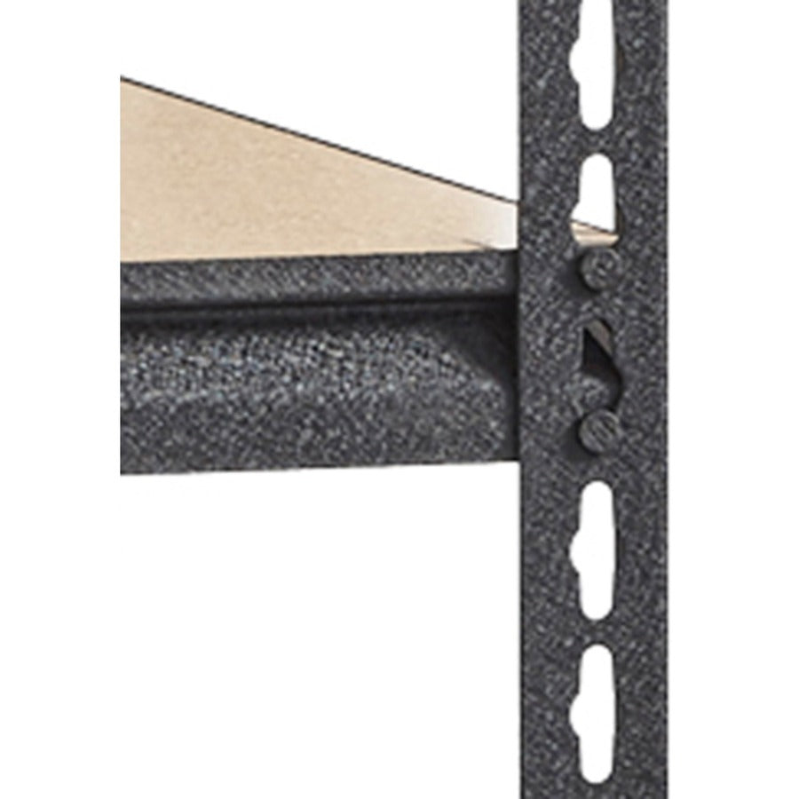 Image of Lorell Shelving, 4-Shelf, Steel, 2300 lb Cap, 36"x18"x60", Black