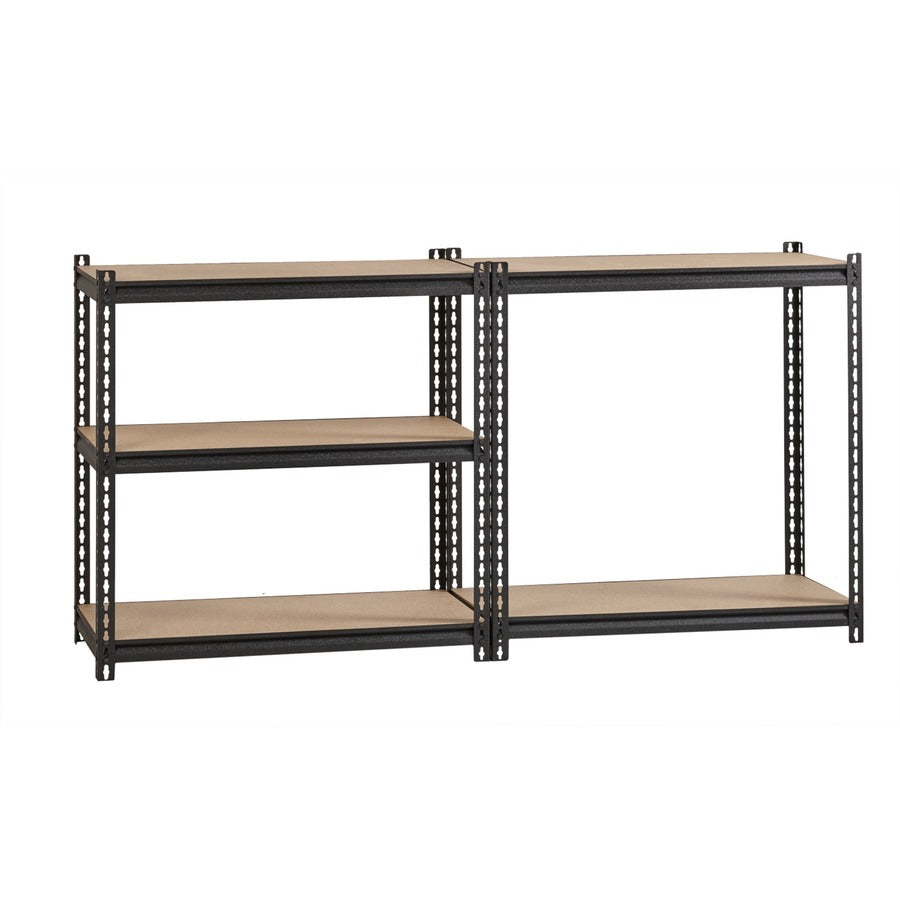 Image of Lorell Shelving, 5-Shelf, Steel, 2300 lb Cap, 36"x18"x72", Black
