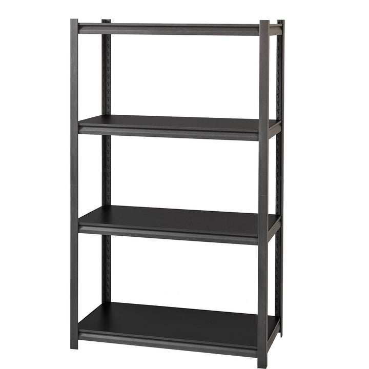 Image of Lorell Shelving, 4-Shelf, Steel, 3200 lb Cap, 36"x18"x60", Black