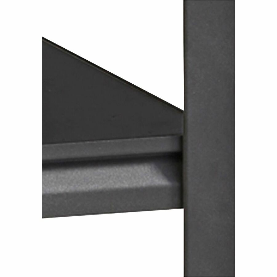 Image of Lorell Shelving, 4-Shelf, Steel, 3200 lb Cap, 36"x18"x60", Black