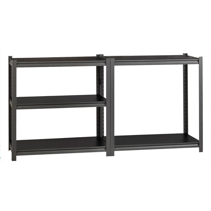 Image of Lorell Shelving, 5-Shelf, Steel, 3200 lb Cap, 36"x18"x72", Black