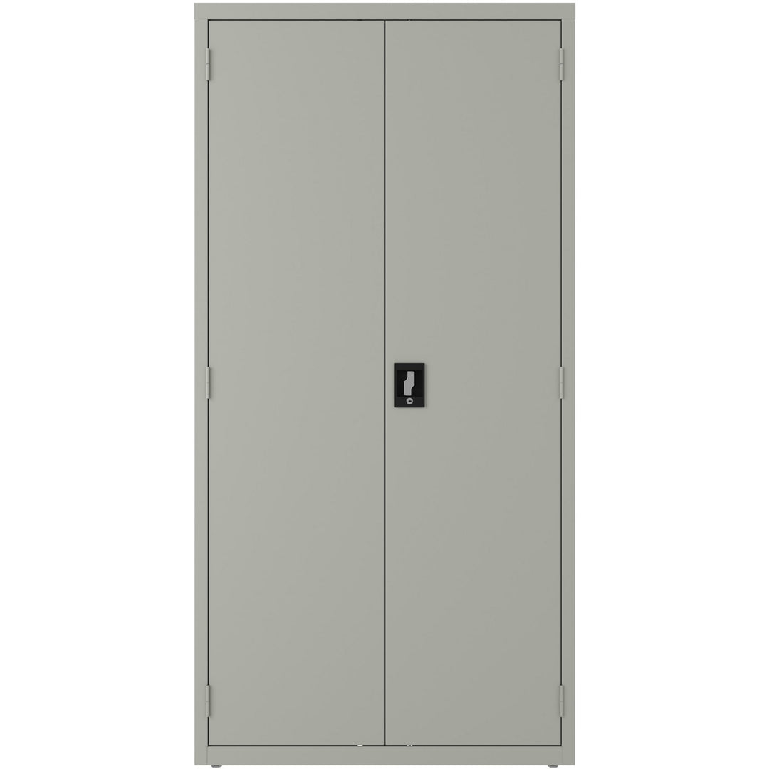 Image of Lorell Wardrobe, Double Door, Lockable, 36"Wx18"Lx72"H, Light Gray