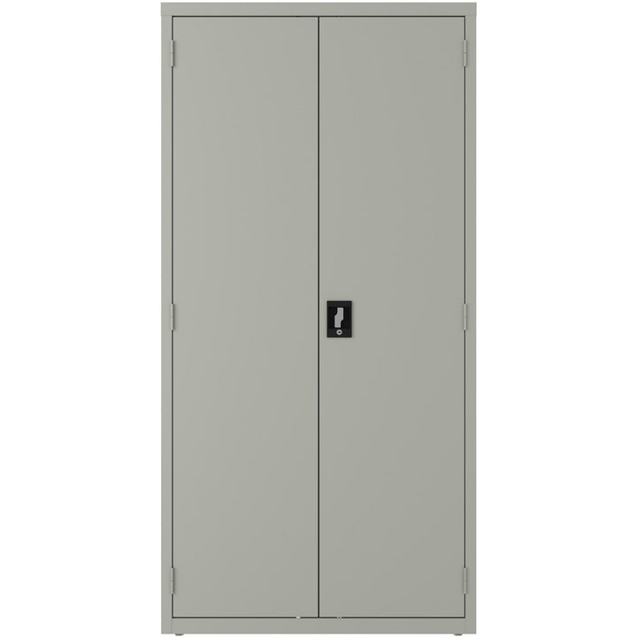 Image of Lorell Wardrobe, Double Door, Lockable, 36"Wx18"Lx72"H, Light Gray