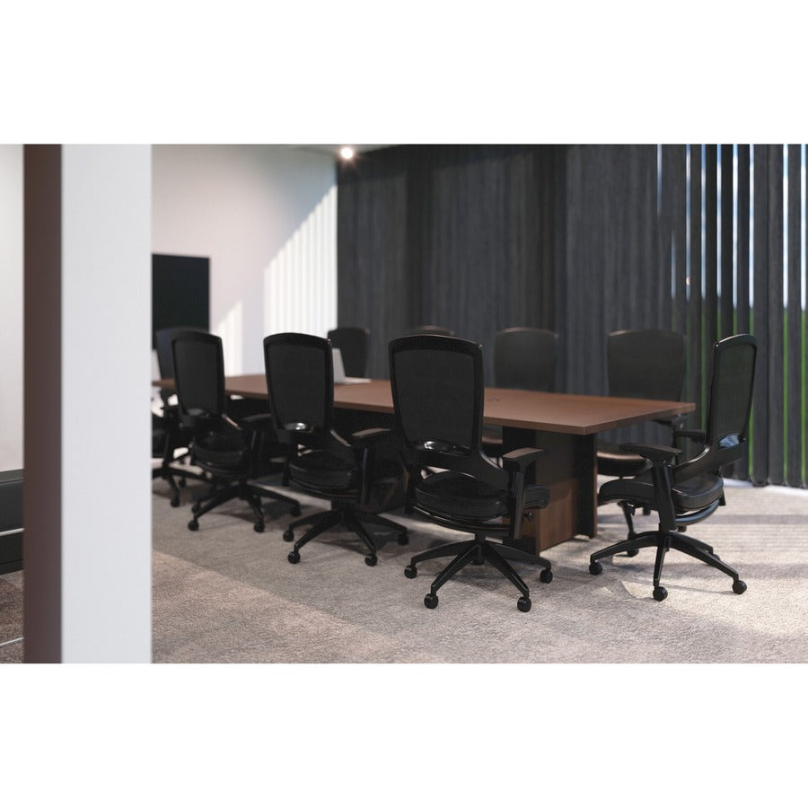 Image of Lorell Base, Slim, Laminate, 24"x8"x28", Mahogany