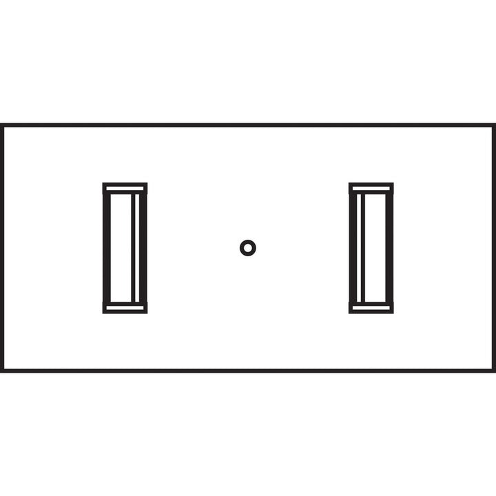 Image of Lorell Base w/Wire Management Door, 24"x8"x28", Mahogany