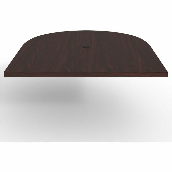 Image of Lorell Tabletop, Half-racetrack, Modular, 60"x48"x1-1/2", Mahogany