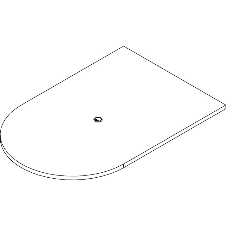 Image of Lorell POC4872ES Prominence 2.0 Half-Racetrack Conference Tabletop