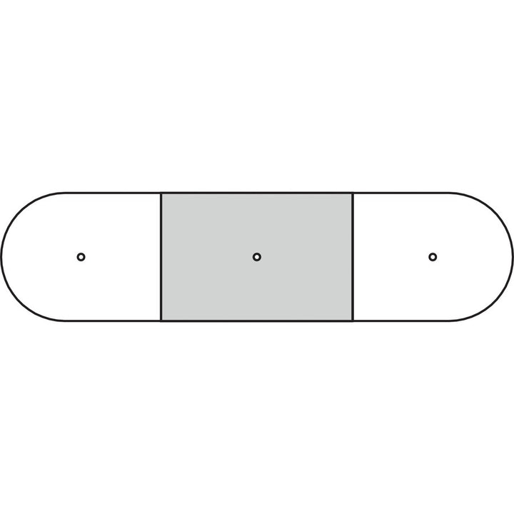 Image of Lorell POC4872ES Prominence 2.0 Half-Racetrack Conference Tabletop