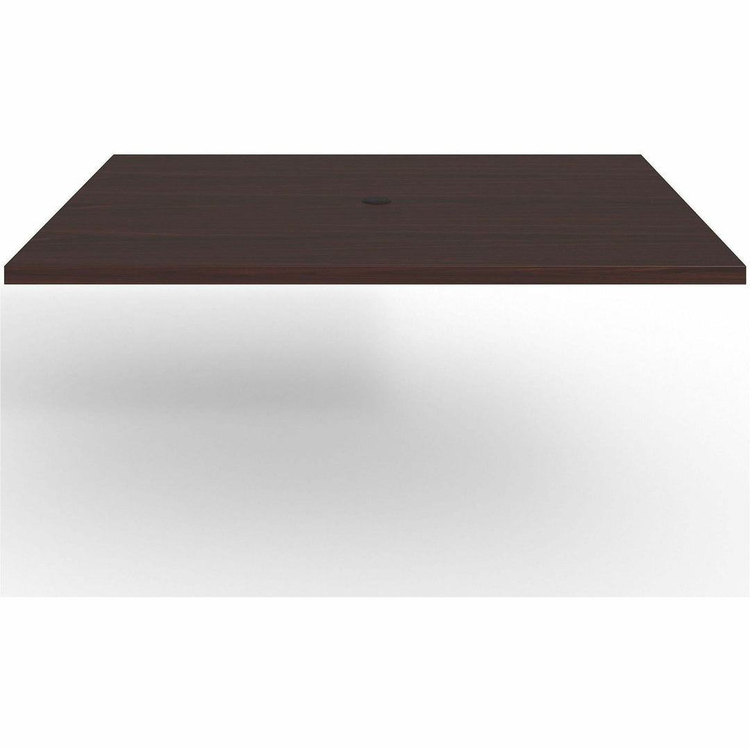 Image of Lorell Tabletop, Rectangular, Modular, 60"x48"x1-1/2", Mahogany