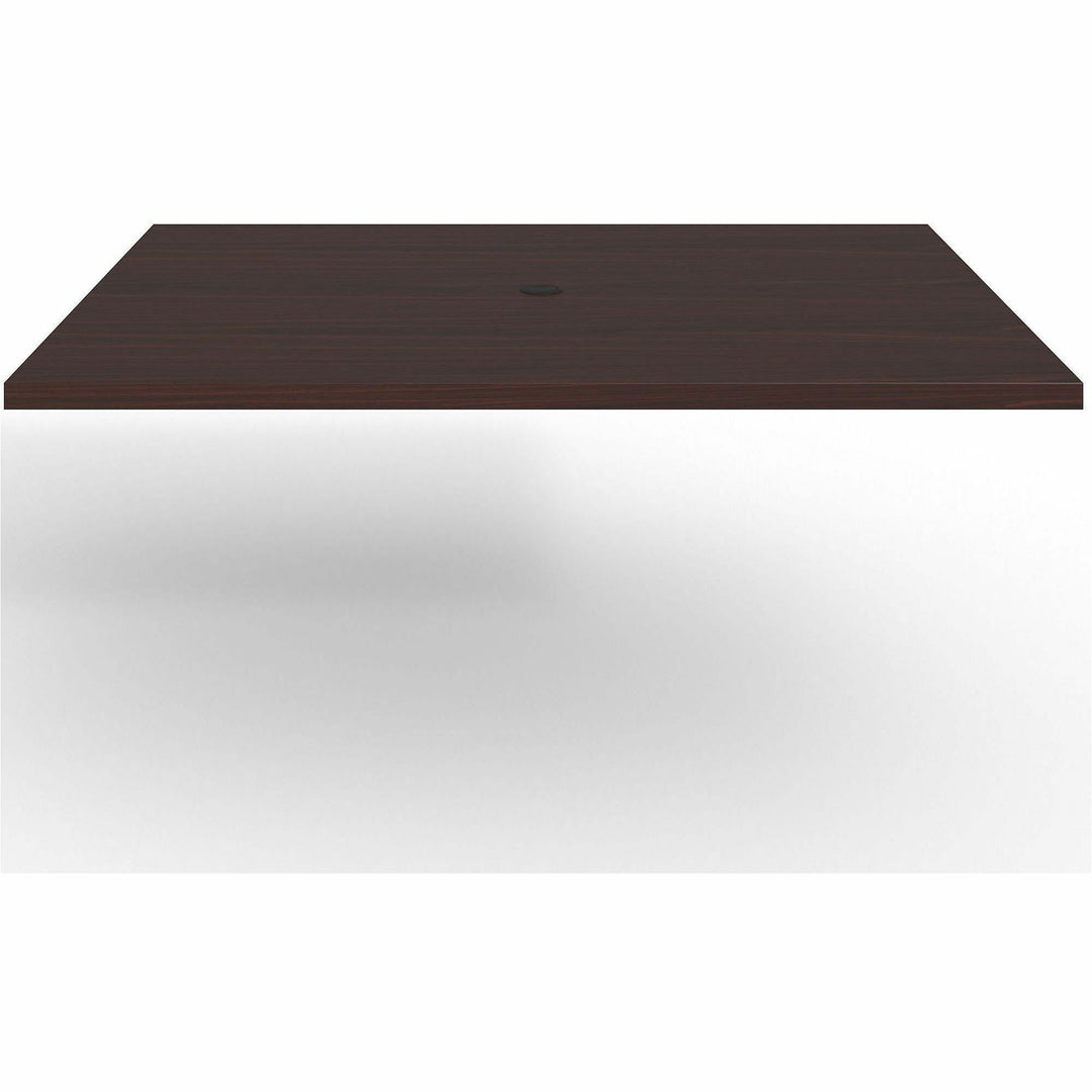 Image of Lorell Tabletop, Rectangular, Modular, 60"x48"x1-1/2", Mahogany