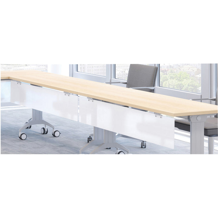 Image of Special-T SPAP1060 59" Tabletop Acrylite Modesty Panel, 59" L x 10" Height, Acrylic, Frosted White, 1 Each