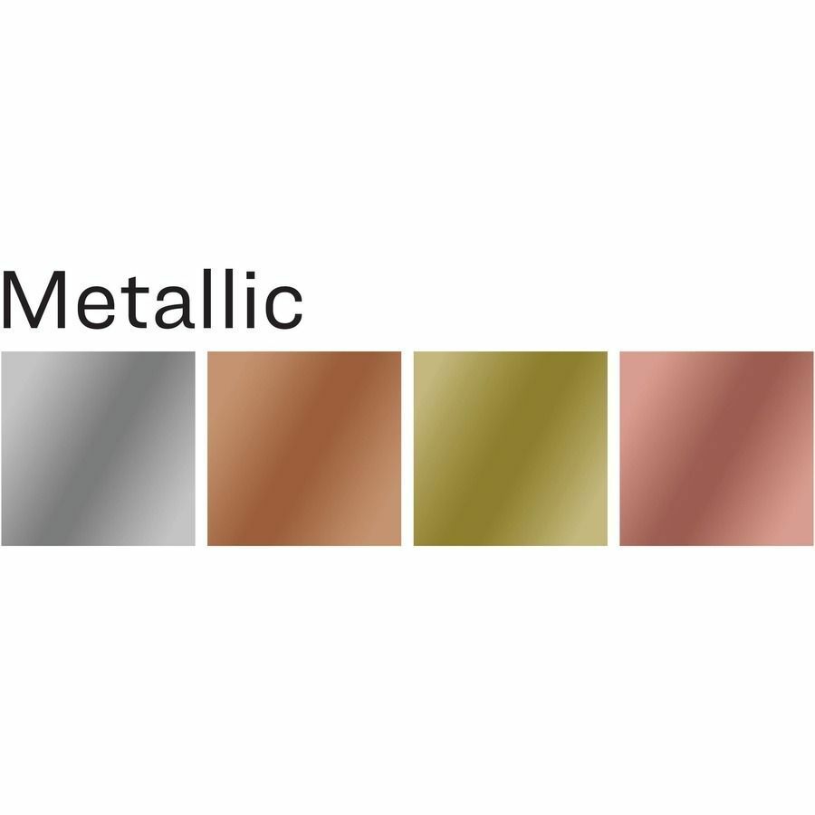 Image of Avery® Tabs, Repositionable, 2-Sided, 2-1/2"x1", 24/PK, Metallics