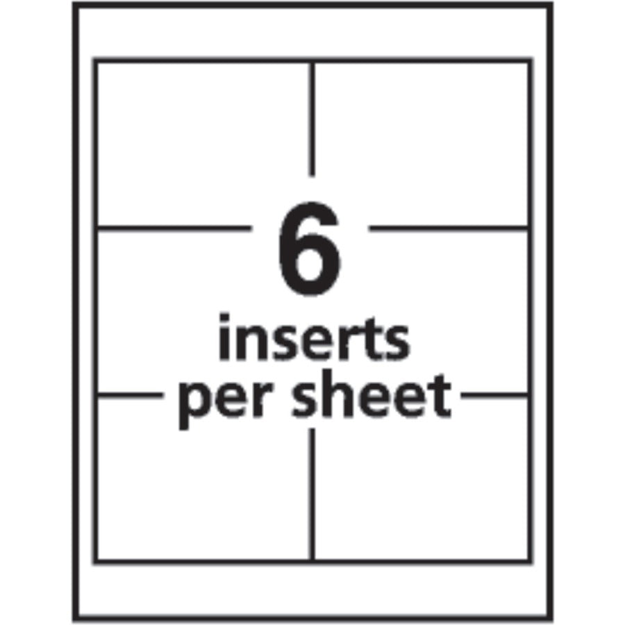 Image of Avery® Magnetic Style Name Badge Kit, Horizontal, 4 X 3, White, 24/pack